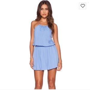 The Jetset Diaries Blue Radiant Strap Mini Dress